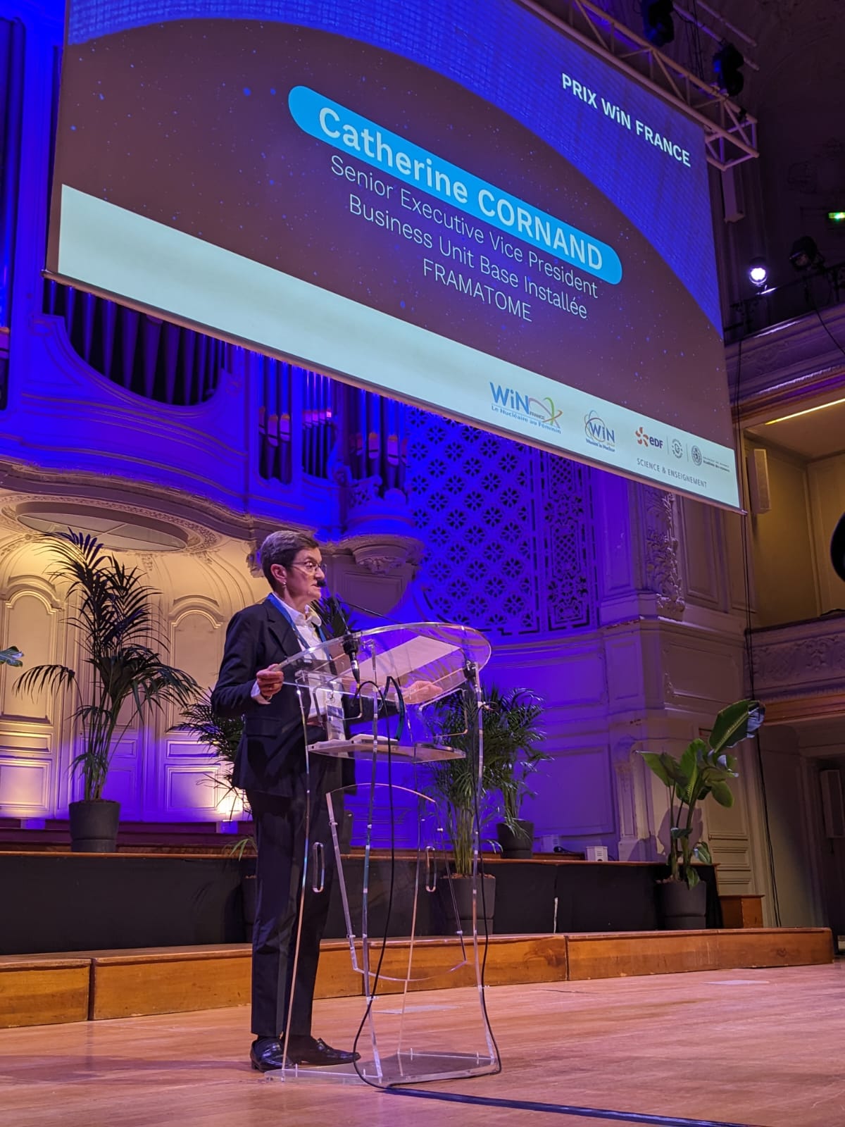 image à la une Catherine Cornand reçoit le Prix WiN France 2023