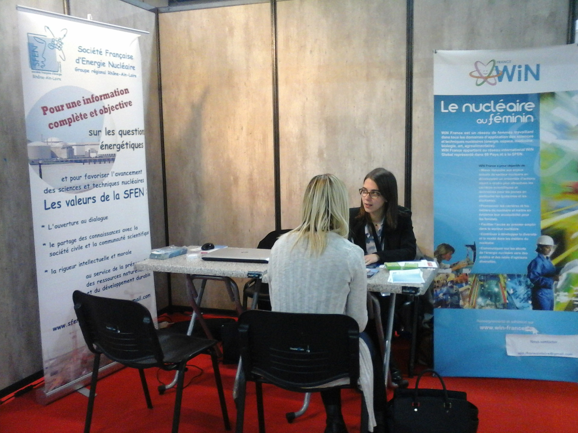 image à la une Participation de WiN Rhône Ain Loire au Forum Entreprises UCB Lyon 1