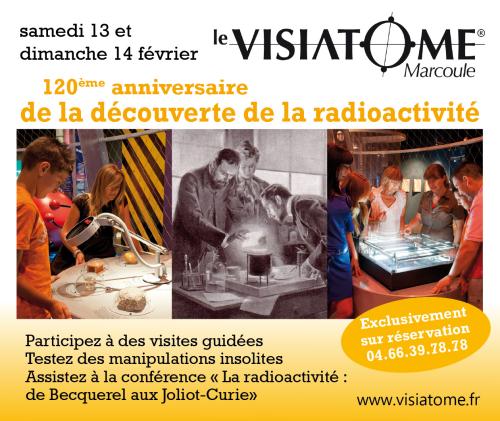 image à la une Le Visiatome et les 120 ans de la découverte de la radioactivité
