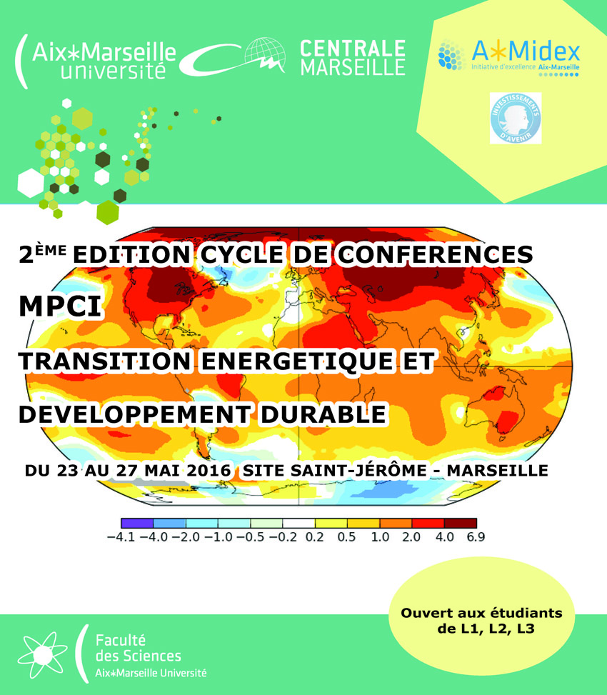 image à la une Université Aix-Marseille : conférences sur la transition énergétique et le développement durable