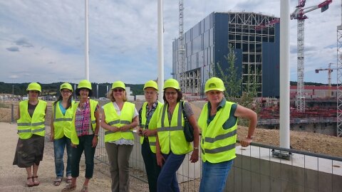 image à la une Visite de ITER par WiN PACA