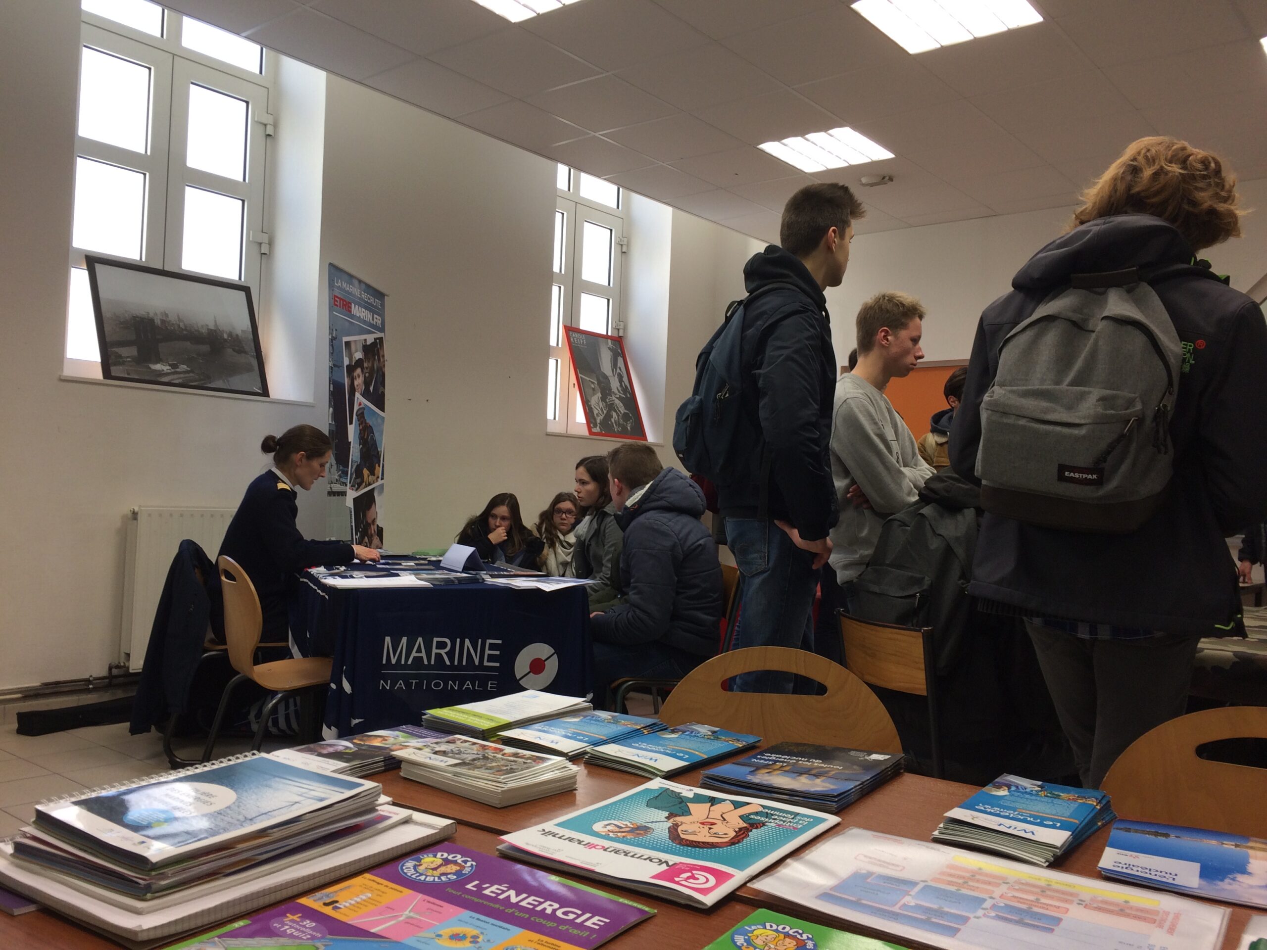 image à la une Forum métiers au Lycée Thomas Hélye de Cherbourg-en-Cotentin