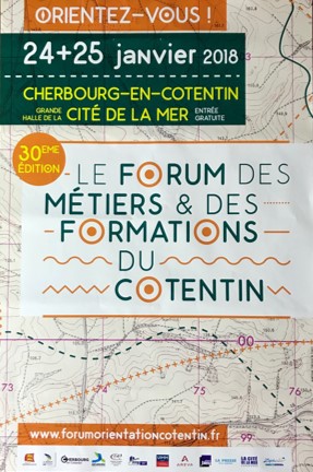 image à la une Pour sa 30ème édition, le Forum des métiers et des formations du Cotentin ouvrira ses portes mercredi 24 et jeudi 25 janvier 2018