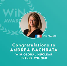 image à la une Andrea Bachrata, première lauréate du WiN Global Future Award