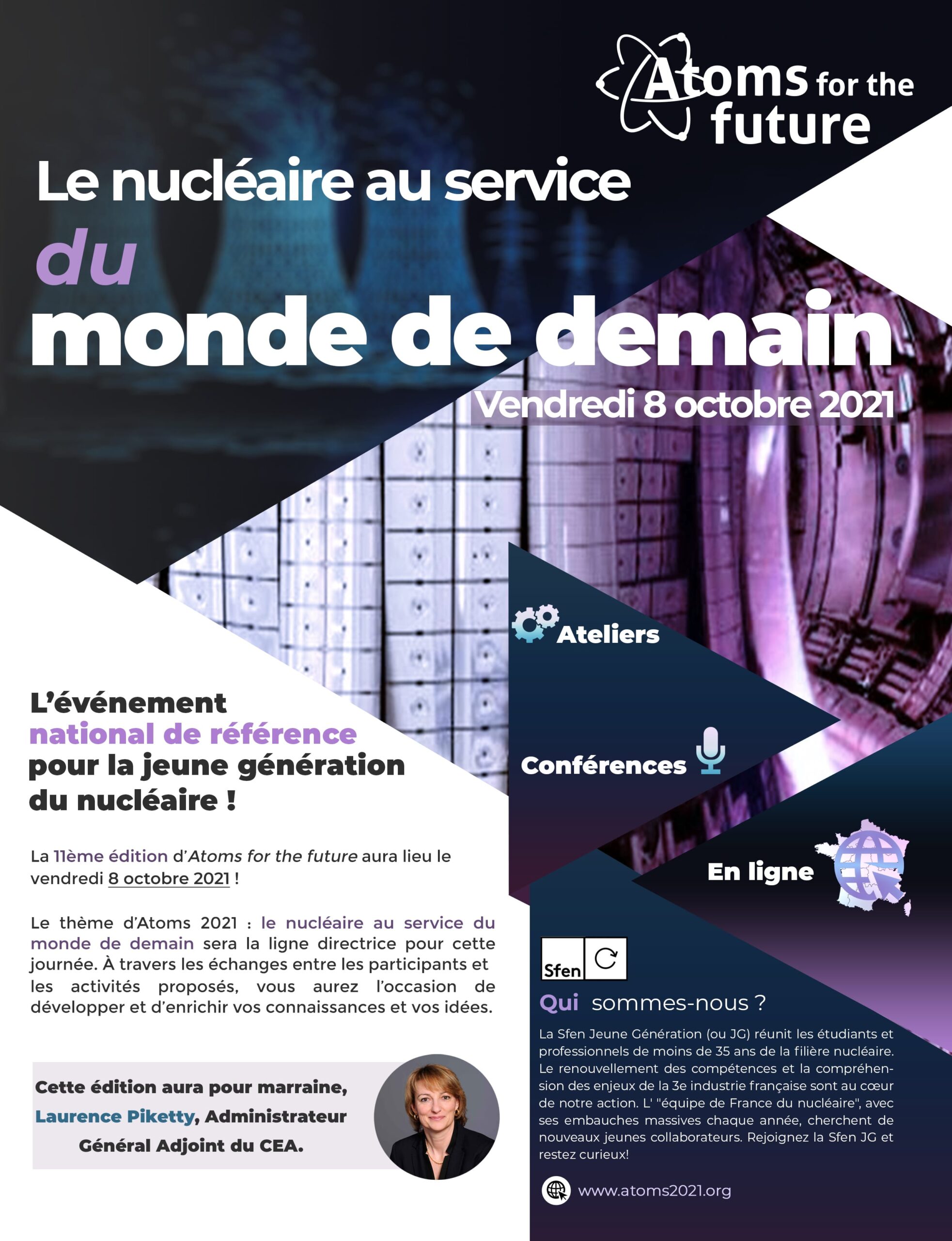 image à la une « Atoms for future » : 8 octobre 2021
