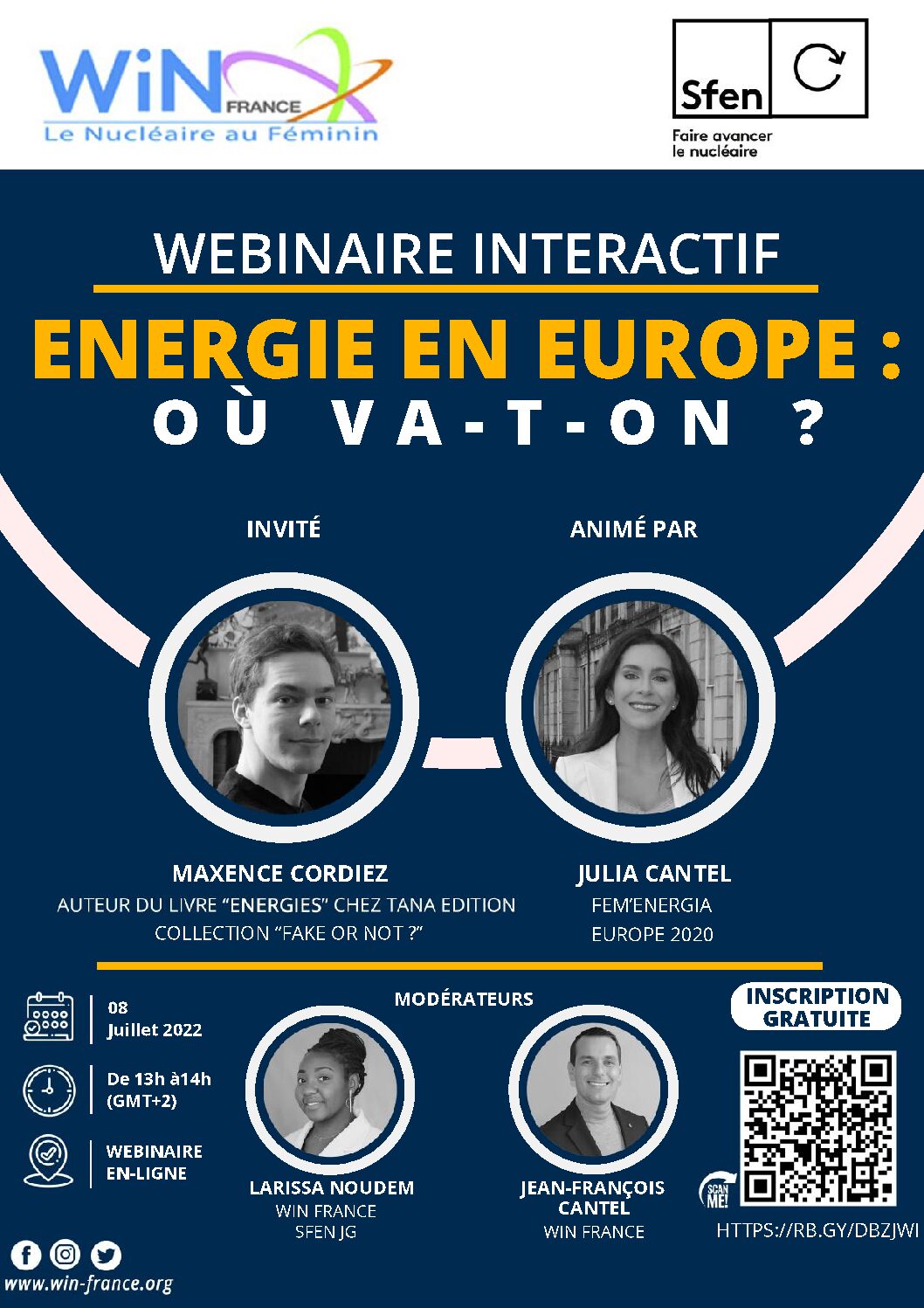 image à la une Le 8 juillet : webinaire « L&rsquo;Energie en Europe : où va-t-on ? »