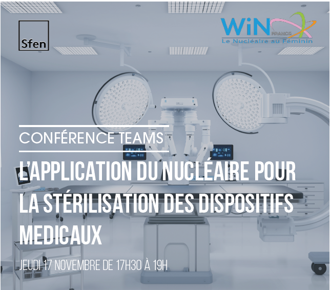 image à la une « Quand le nucléaire est au service du médical »,         conférence de Sophie Rouif