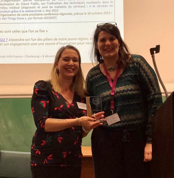 image à la une Alexandra Bugnon-Murys, prix WiN France-Région 2022