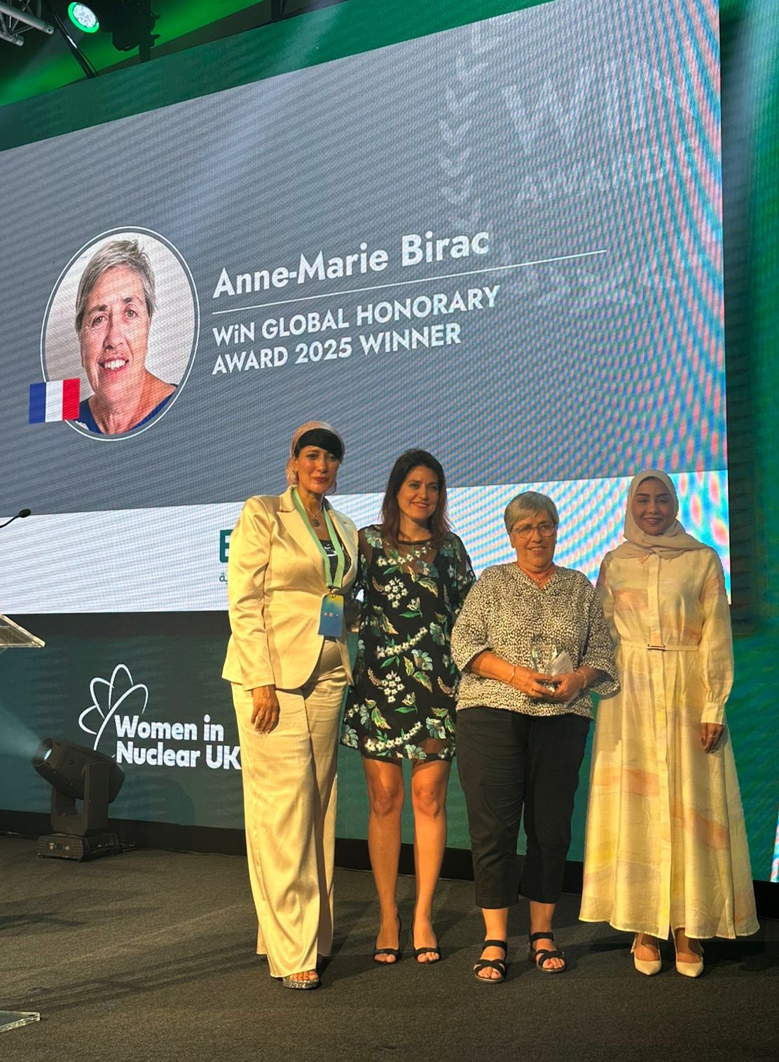 image à la une Anne-Marie Birac reçoit le WiN Global Honorary Award