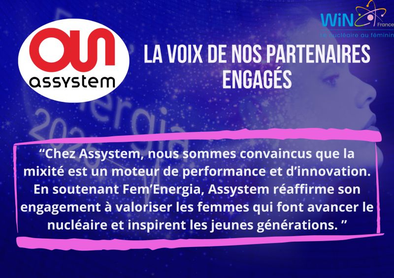 image à la une ✨ Nos partenaires mis à l&rsquo;honneur !  – Assystem✨