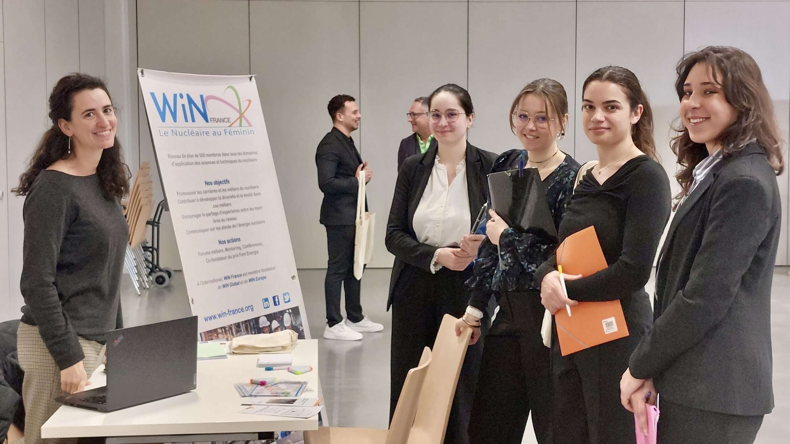 image à la une WiN RAL au forum d&rsquo;entreprises de master Ingénierie Nucléaire de Valence